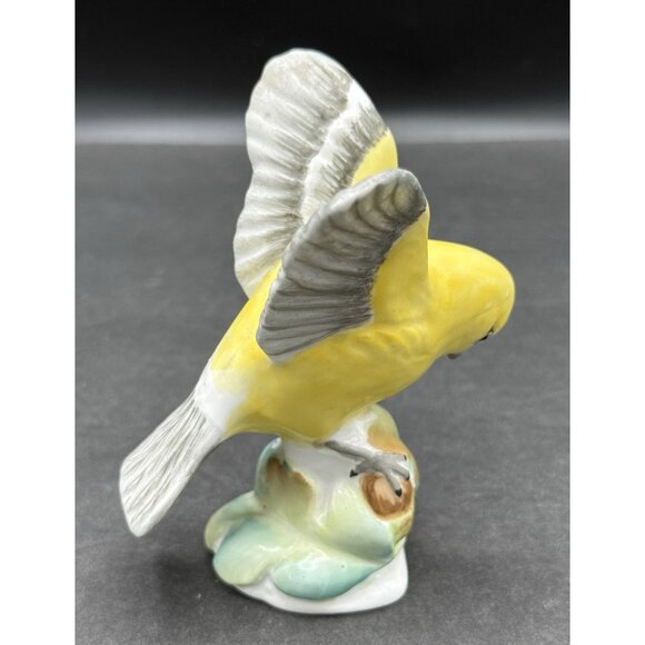 Vintage Crown Staffordshire American Goldfinch, Barbara Linley Adams, Signed - Picture 3 of 7